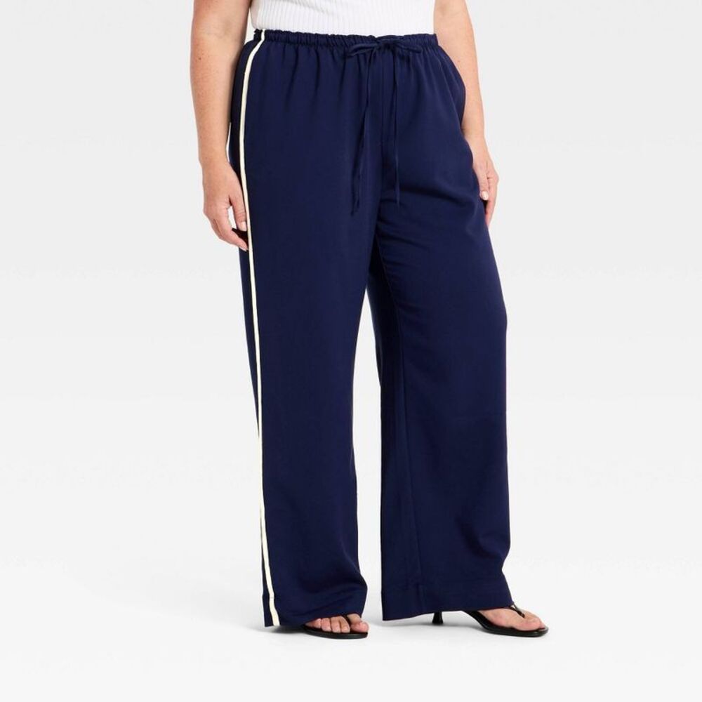 A New Day - Women's Effortless Pull-On Pants - A New Day Navy  Navy